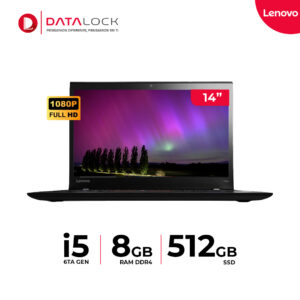 Laptop Lenovo ThinkPad T460s Refurbished ultradelgada con SSD de 512 GB.