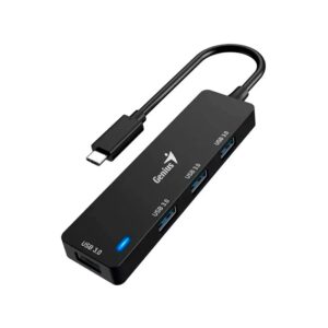 Hub Genius Tipo C con 4 puertos USB 3.0 de alta velocidad