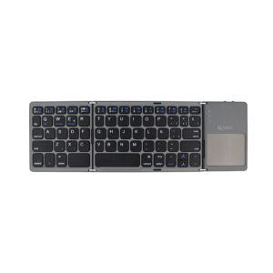 Teclado inalámbrico plegable Teros TE-4075S Bluetooth 3.0 con panel táctil